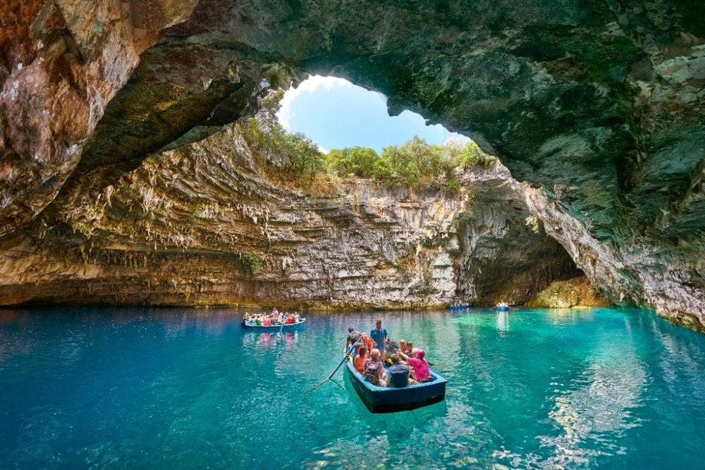 cave of melissani greece