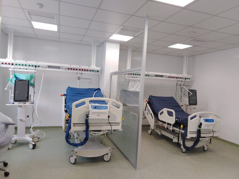 inside the hospital of chania, crete