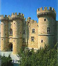 medieval castle in Rhodes