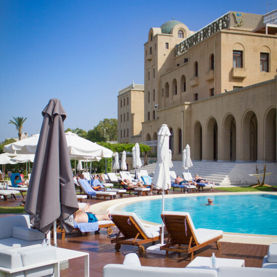 hotel Grande Albergo Delle Rose in Rhodes, Greece