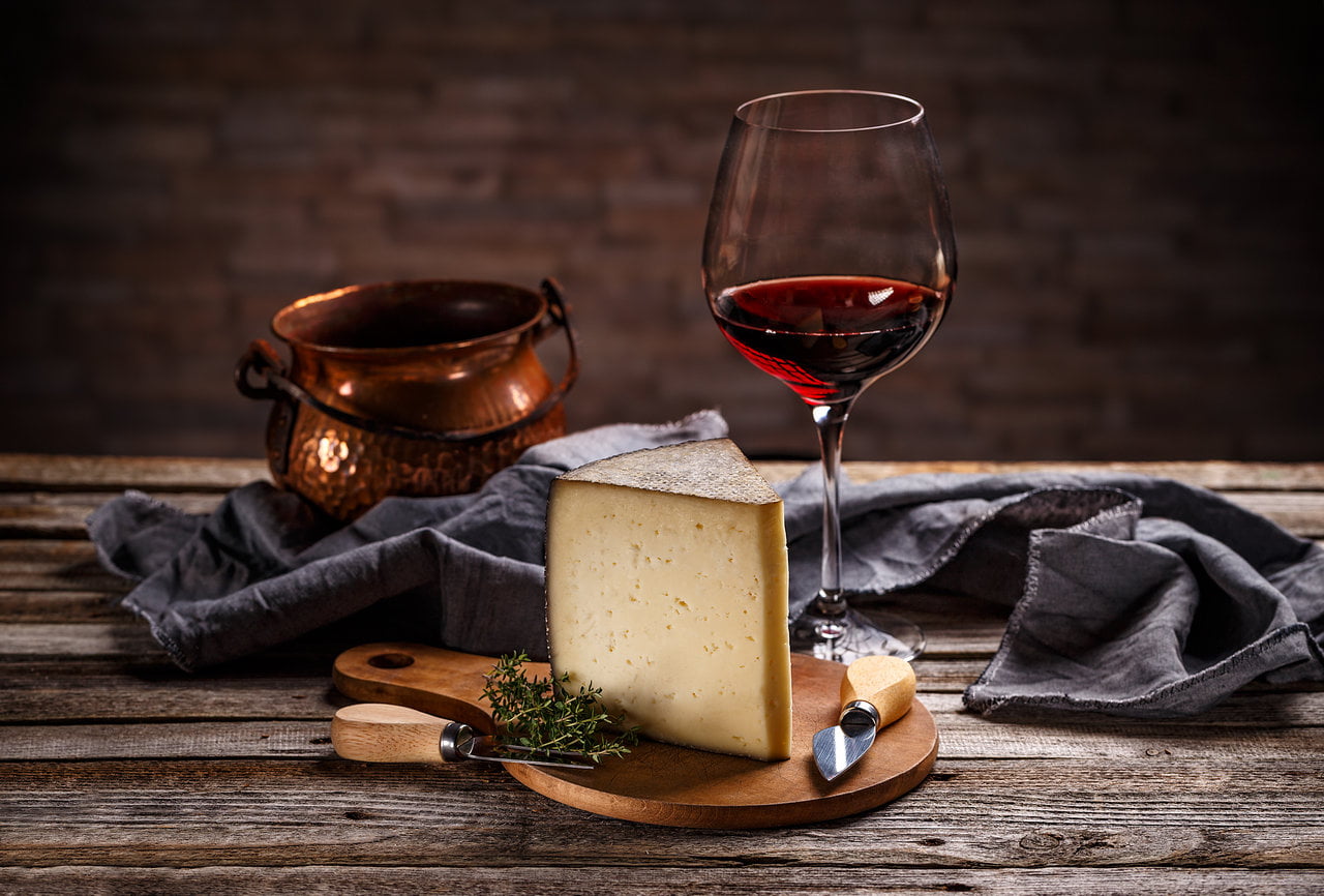 pairing Greek red wine with Greek cheese